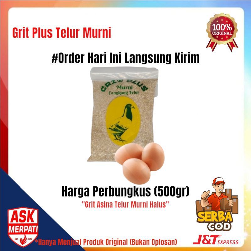 GRIT ASINAN TELOR 100% murni - GRIT ASINAN MERPATI JUARA