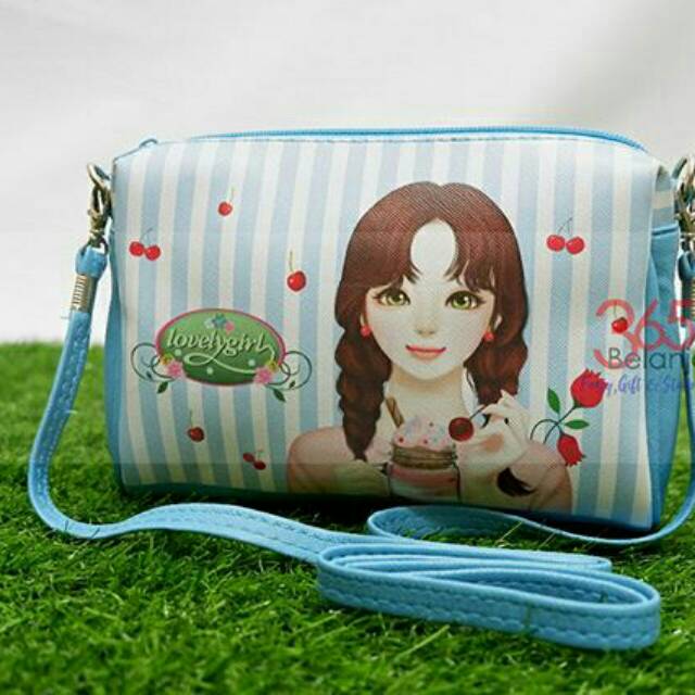 Sling Bag/Tas Selempang Anak/Tas Bahu/Dompet Anak/Tas Anak/Tote Bag Anak/Bag selempang 3036 Lovely