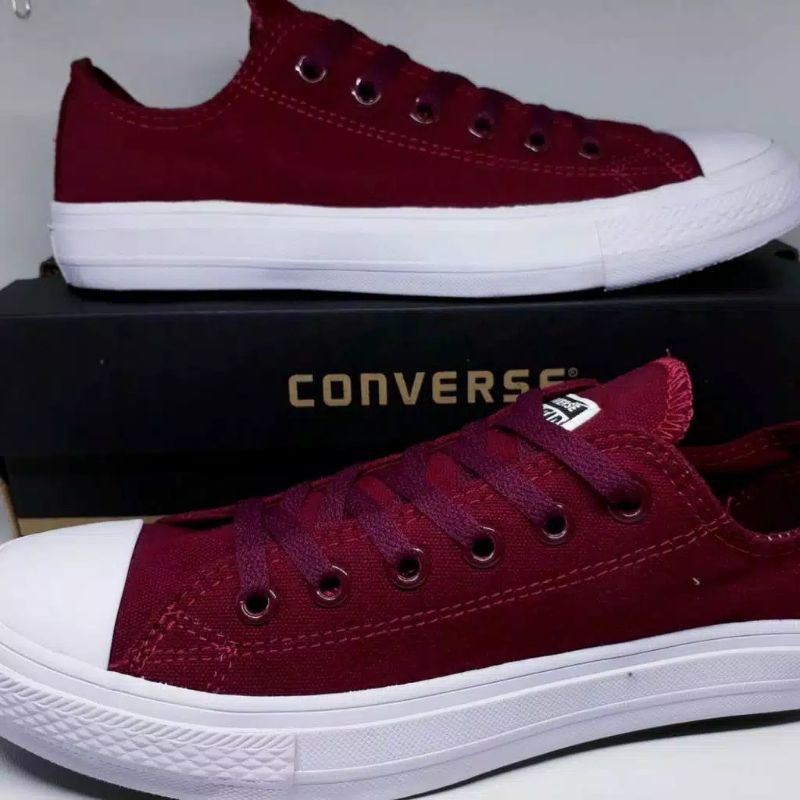 Sepatu Converse Allstar Chuck Taylor Merah Maroon | Sepatu Converse Pria Wanita