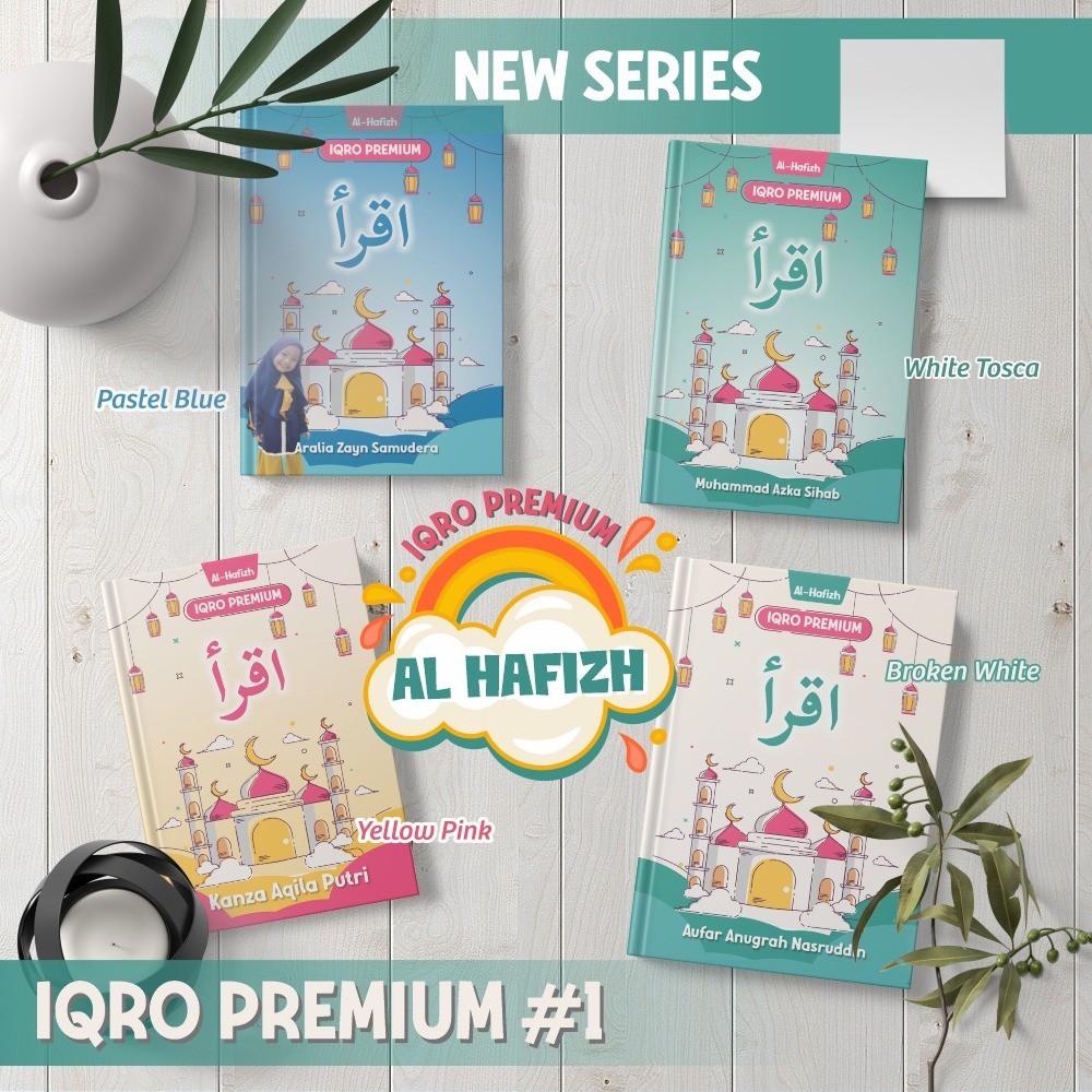 IQRO ANAK HARD COVER - IQRO CUSTOM NAMA FOTO