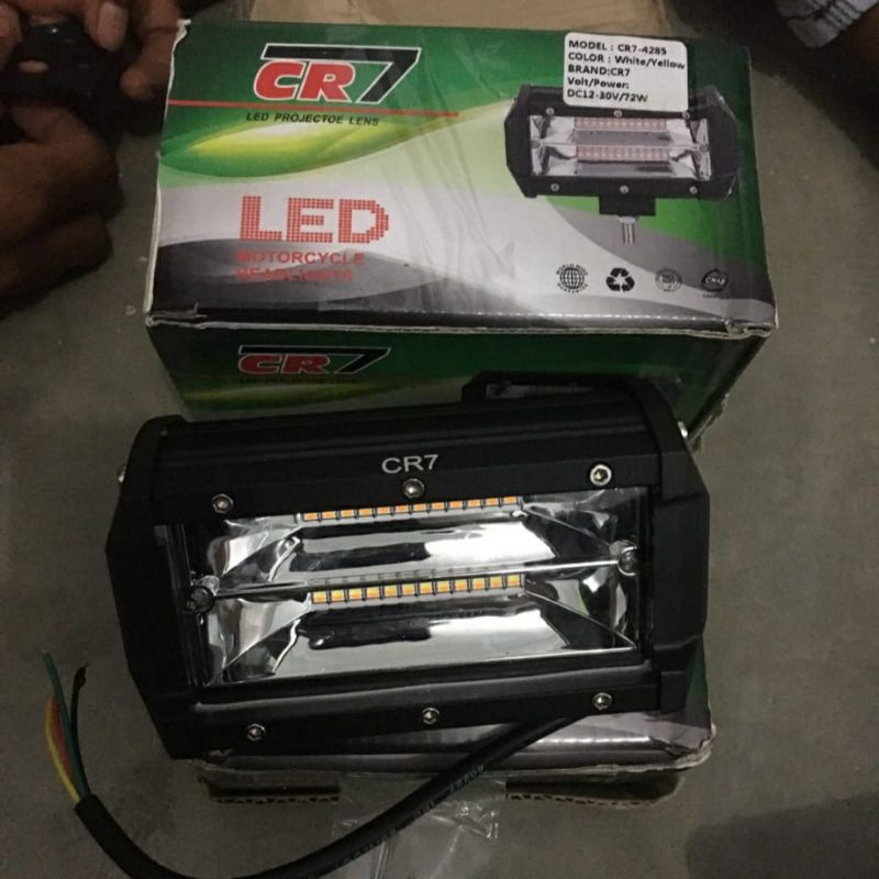 Lampu LED Sorot Motor variasi LED CREE  24 Titik 24 Volt
