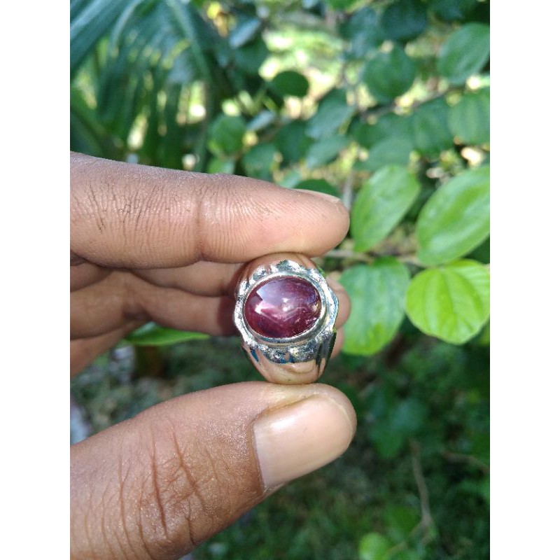 natural Ruby kulit bawang 9 skala Mohs
