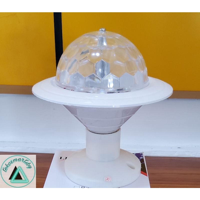 Lampu Disko RO-3 Rotating Full Colour Fitting E 27