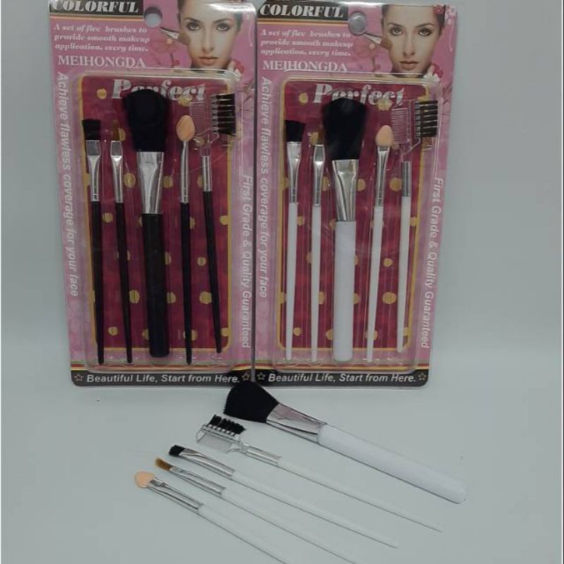 Brush Set | Kuas Set Isi 5 Merek dikirim random sesuai stok yang ada