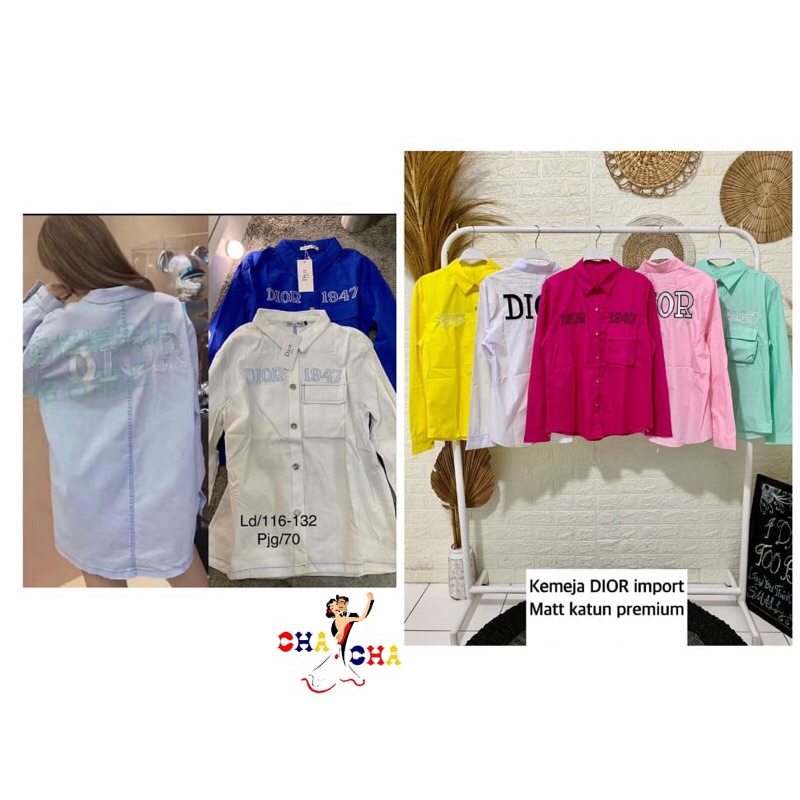 KEMEJA DIOR POLOS PREMIUM IMPORT