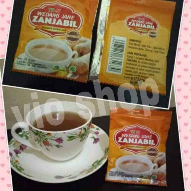 

Wedang Jahe Merah "Zanjabil" plus habbatussauda 1 renceng (10 sachet)