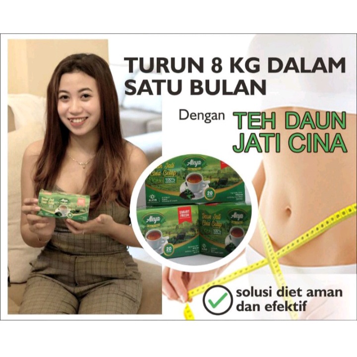 [BISA COD] TPL Teh Peluntur Lemak Aleya Teh Diet &amp; Detox Pelangsing Herbal Sliming Tea Pembakar Lemak Susut Tea