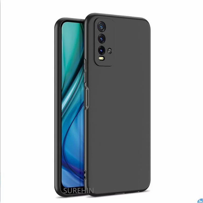 CASE XIAOMI REDMI 9T PREMIUM MATTE CASE SOFT BLACK PROTECTION CAMERA