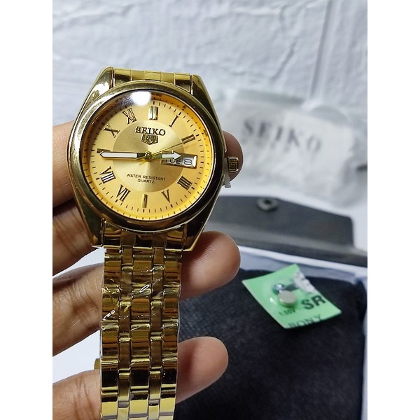 Jam tangan seiko Gold
