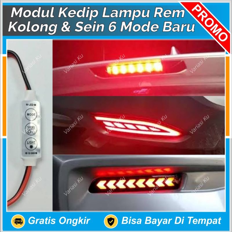 Jual MODUL KEDIP LAMPU LED STROB0 MULTIFUNGSI COCOK UNTUK REM SEIN KOLONG SPOILER MOBIL