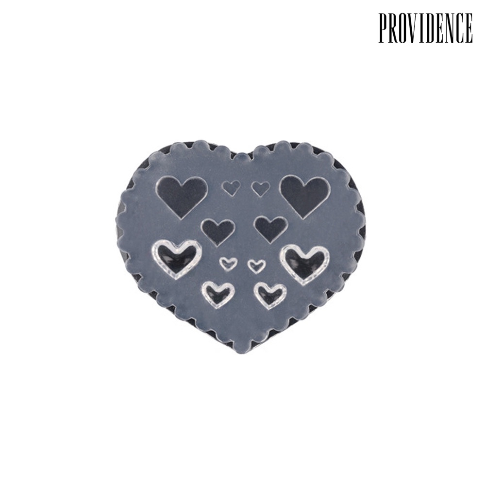 Providence Bowknot Love Heart Nail Ornament Carving Mold Fingernail Decor Stamping Stencil