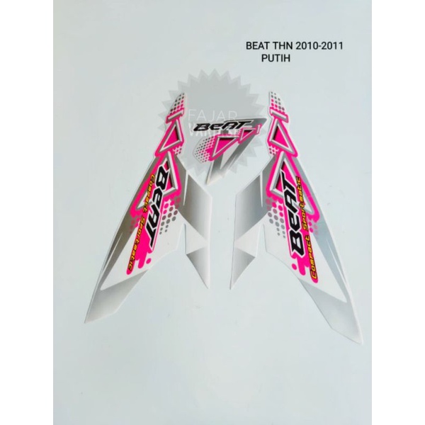 STRIPING BEAT KARBU 2011 PUTIH BERKUALITAS TERBAIK