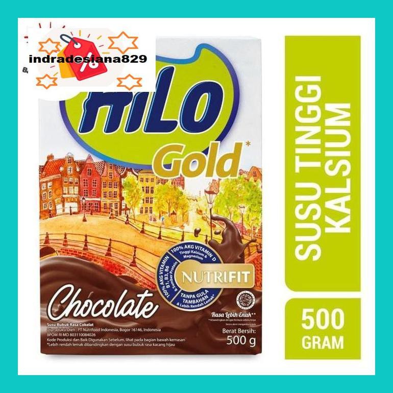 

S504Dpsum Hilo Gold Chocolate 500Gr - Susu Tinggi Kalsium Mkld50