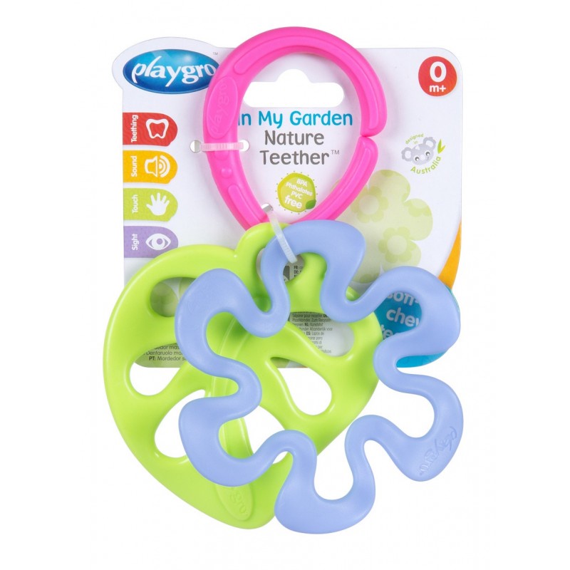 Playgro In My Garden Nature Teether Gigitan Bayi 3m+