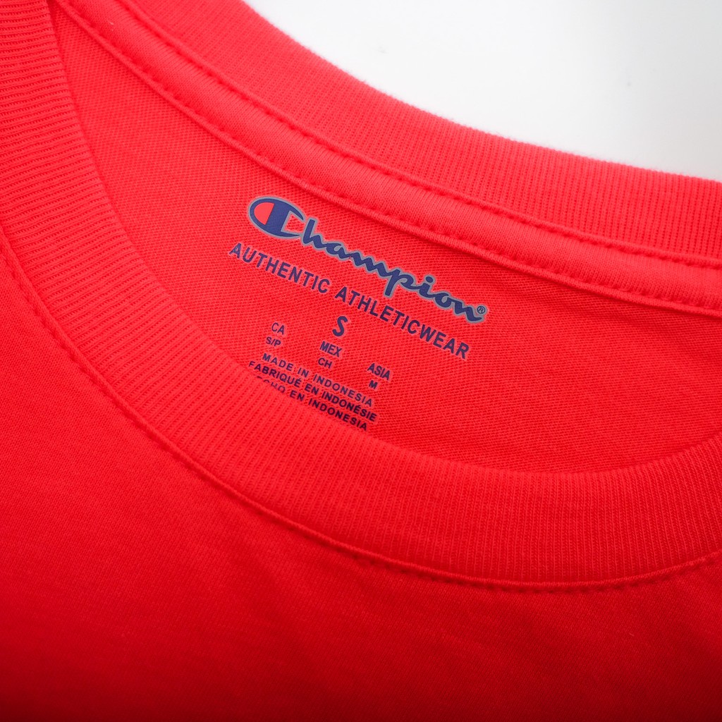 Champion Red Sunset Printed T-shirt / Kaus Champion Athleticwear  original