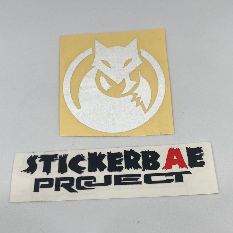 Sticker blackfox logo Cuting stiker reflektive best seller