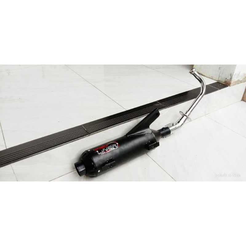 bestpromo knalpot standar pro liner bass mio sporty /j/m3/z/s/soul gt 115 / gt 125 / fino / x ride /