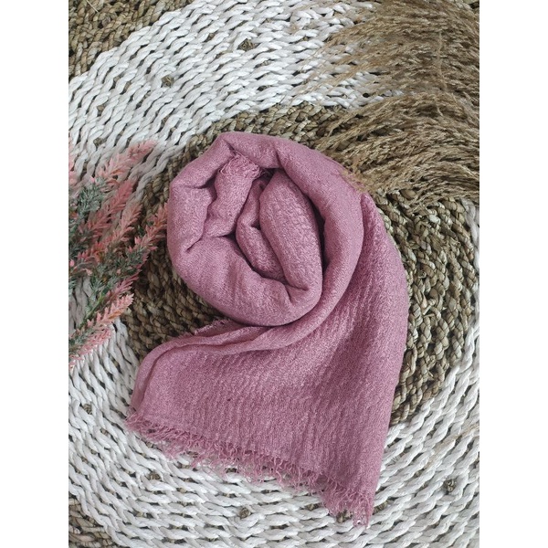 Alantasik - pashmina cringkle / pasmina crinkle ombre R.12 / R.20-pink flaminggo