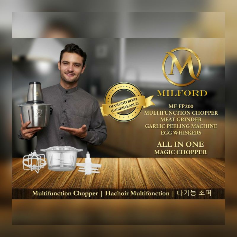 Food Chopper Milford Fp 200 Magic chopper MURAH BANGET / GARANSI RESMI