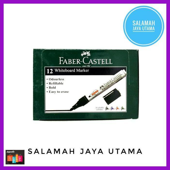 

Silutala- Spidol Whiteboard Faber Castell / Whiteboard Marker - Hijau -Ori.