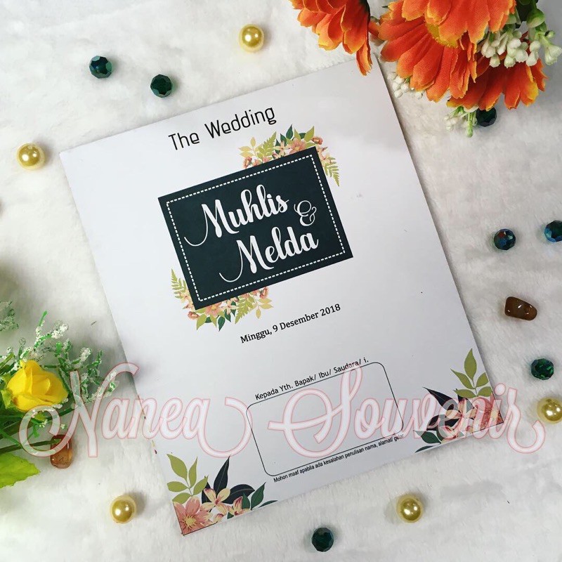 undangan kalender / undangan softcover / undangan nikahan