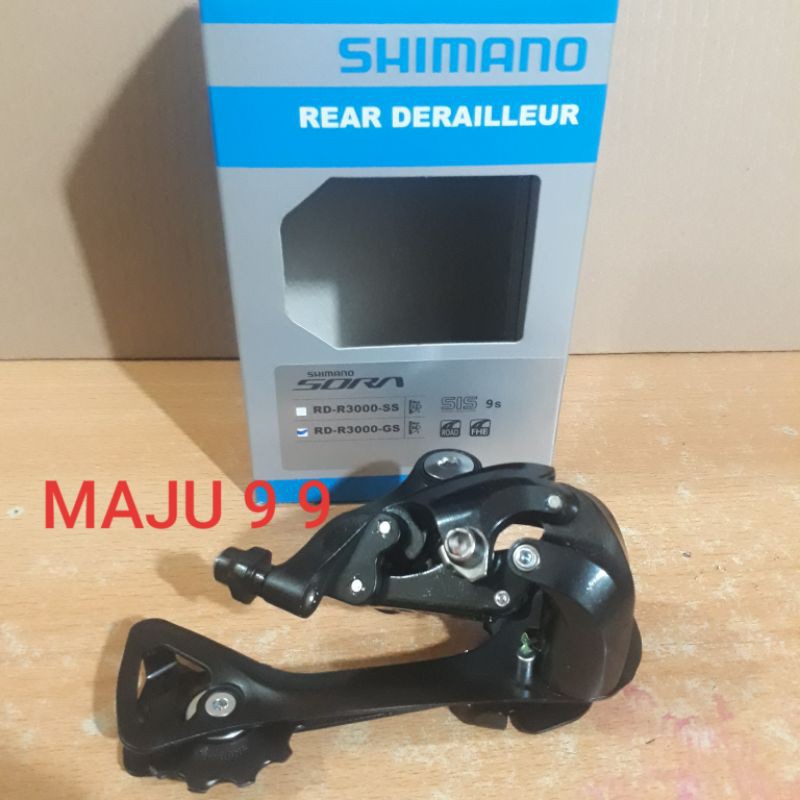 RD Rear Derailleur SHIMANO SORA 9 Speed R3000-GS Sepeda Lipat Roadbike Medium Cage Original