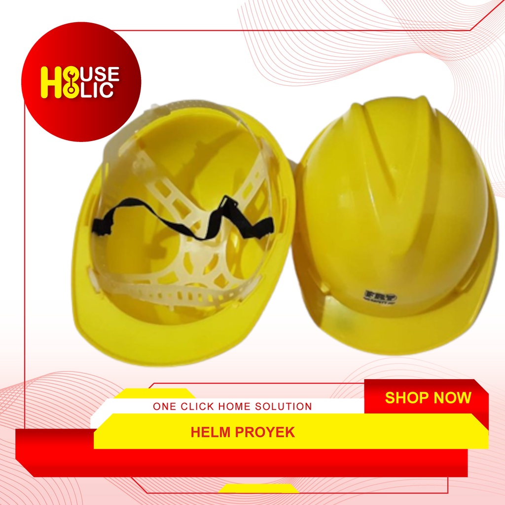 Helm Proyek / Safety Helmet / Topi Pelindung Kerja Proyek