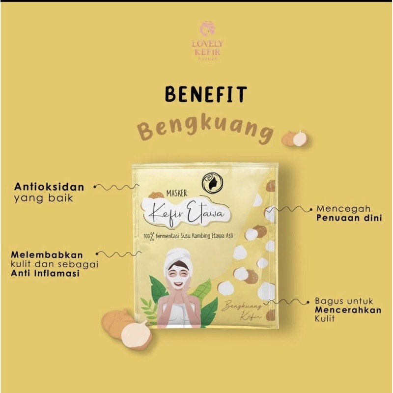 MASKER KEFIR // LOVELY KEFIR // KEFIR ETAWA