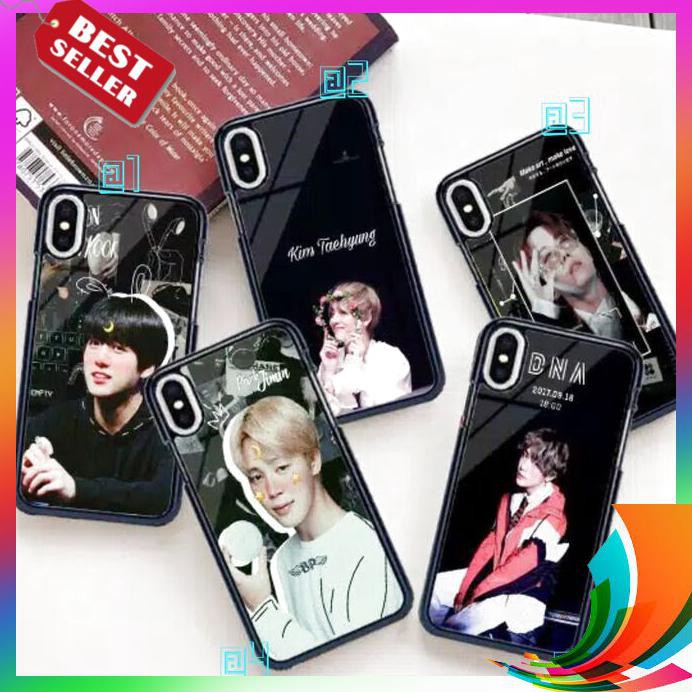 【TERBARU】 Premium Case Hp Glass Motif Bts Samsung Galaxy Note 9