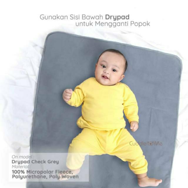 Drypad cuddle me Perlak bayi adem tanpa suara gemerisik Travel pad lebih tebal dari wonderpad