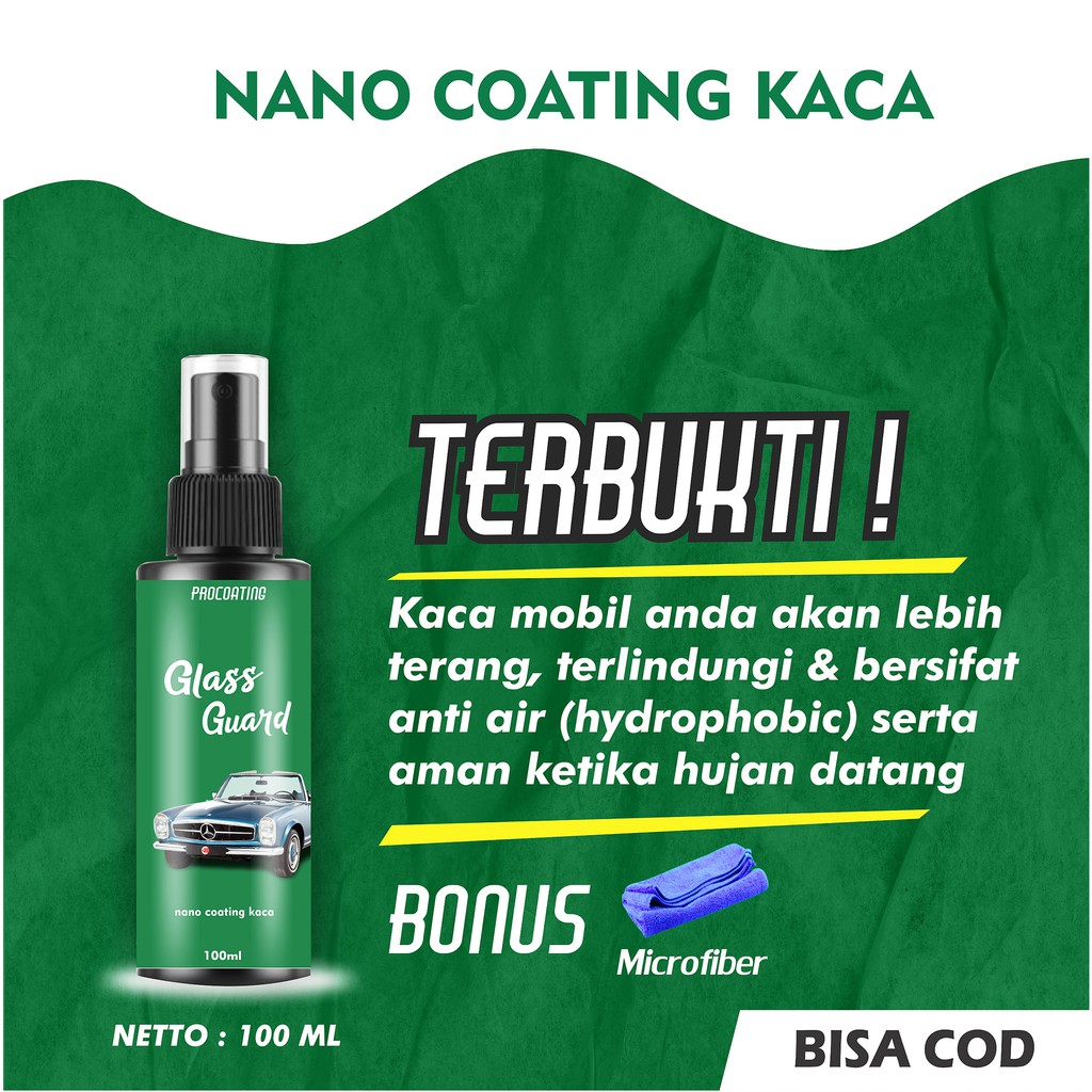 NANO COATING KACA MOBIL - PERAWATAN KACA MOBIL - PELAPIS KACA MOBIL- PELAPIS KACA MOBIL ANTI AIR