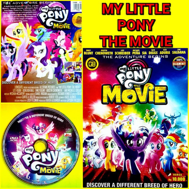 TERLARIS KASET FILM KARTUN ANAK MY LITTLE PONY THE MOVIE