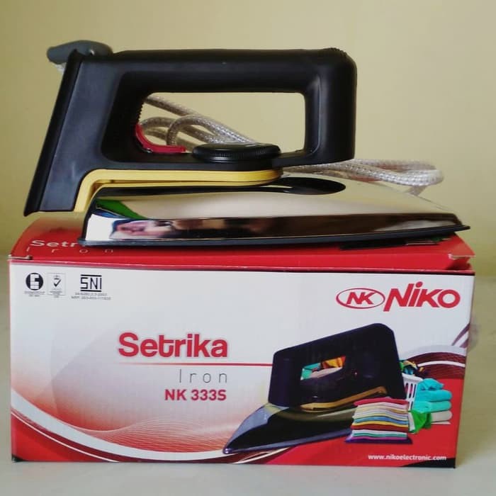 Niko Setrika Listrik NK-333S Setriak Stainless Model Clasic