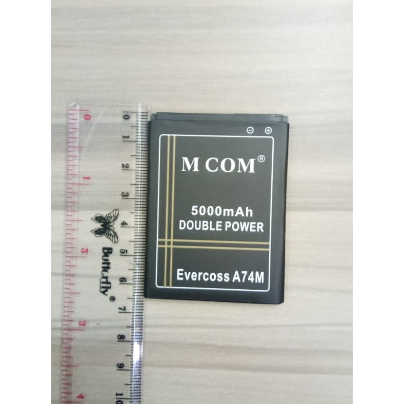 Battery Batre Baterai Double Power Mcom CROSS EVERCOSS A74M Winner T2