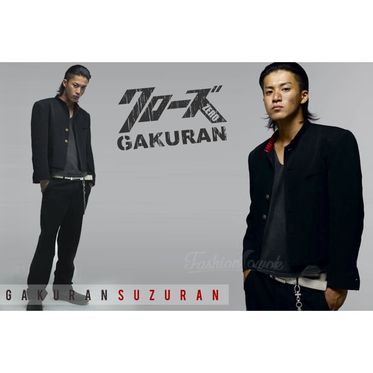 Jaket Crows Zero - Gakuran Suzuran PREMIUM