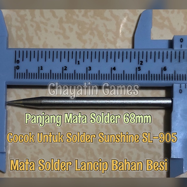 Mata Solder Model Lancip Cocok Untuk Solder 905 Bahan Besi Sesuai Foto