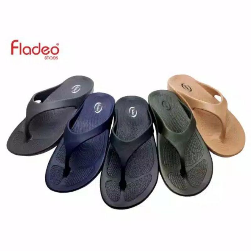 Sandal karet pria FLADEO original/sandal karet pria branded original