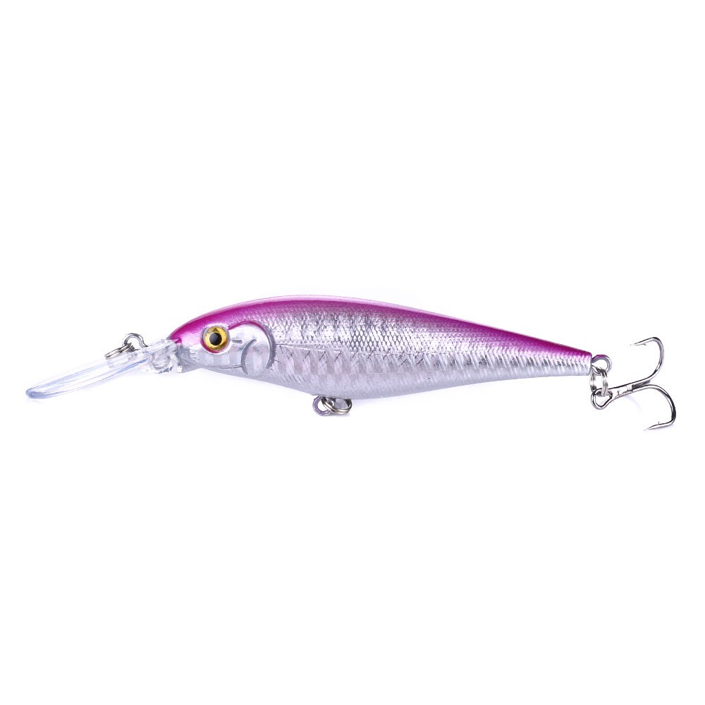 HENGJIA 20PCS Umpan Fishing Lure 11cm/10g Hard Bait Minnow Crankbait Wobbers Swimbait Fishing Tackle