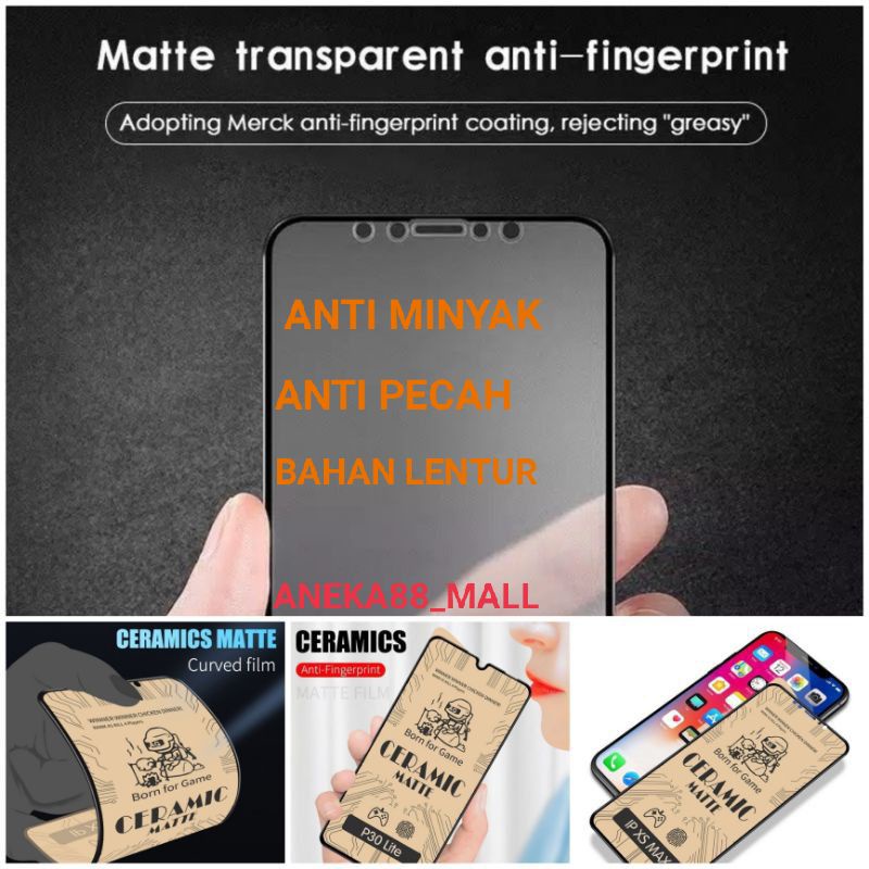 IPHONE 6 PLUS, 7 PLUS, 8 PLUS ANTI GORES CERAMIC MATTE FILM