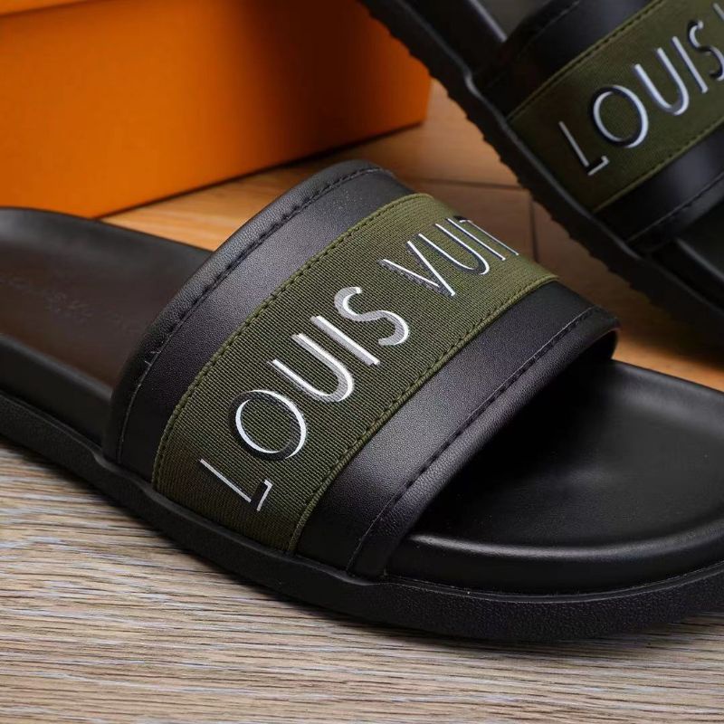 sandal lv pria sendal cowok selop slippers lou is vuitton