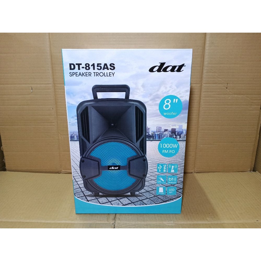 SPEAKER AKTIF 8 INCH PORTABLE DAT DT 815AS