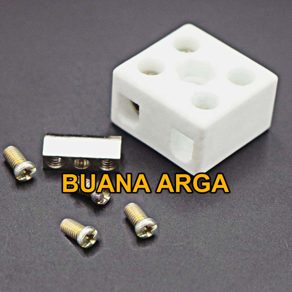 Terminal Blok Keramik 2 POLE 2W5H-30A BLOCK FORT