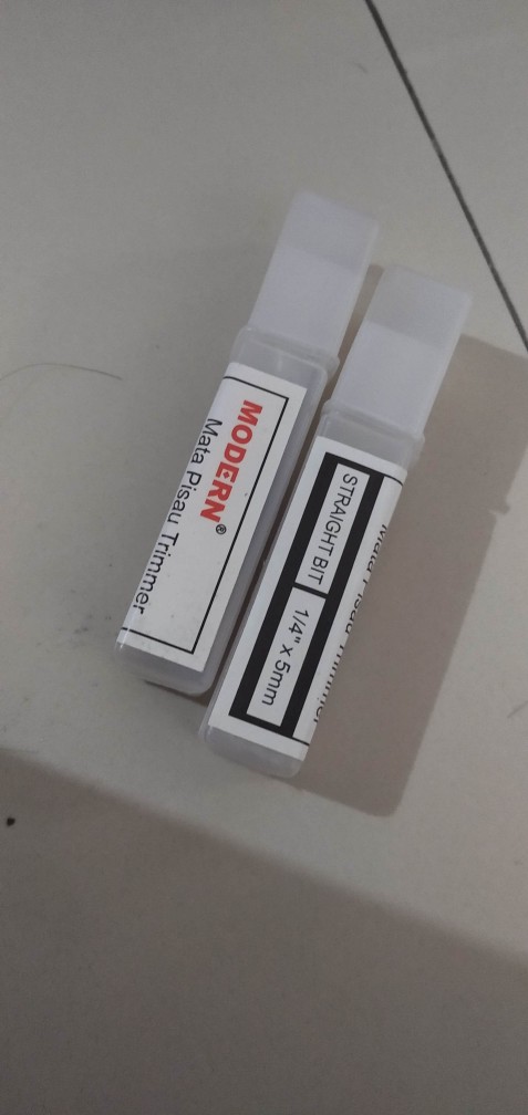 Mata Profil Kayu Straight Bit 5 Mm Modern / Mata Pisau Mesin Router Trimmer Lurus 5mm