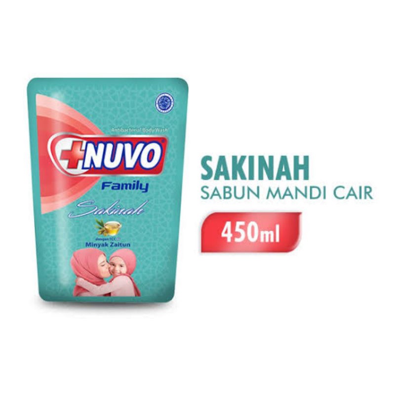 nuvo sakinah 450ml sabun cair