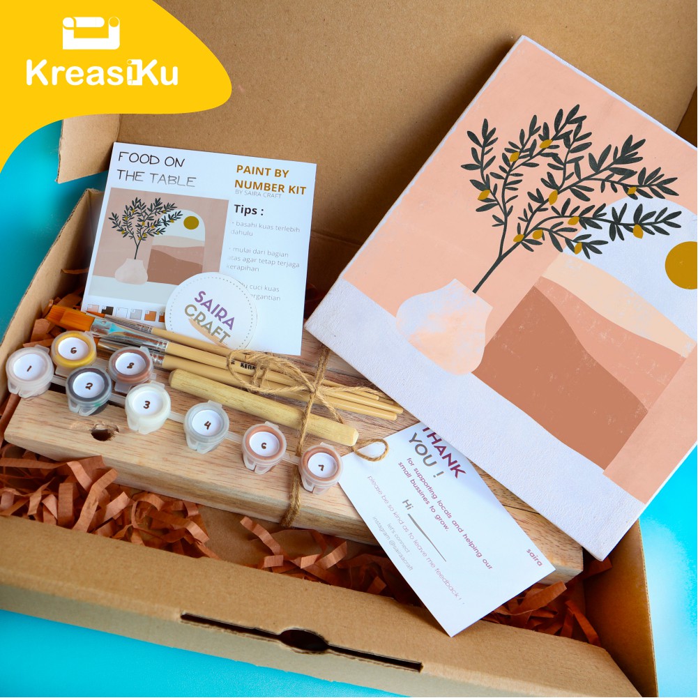 

PERALATAN BELAJAR MELUKIS ANAK LENGKAP MUDAH DIIKUTI PAINT BY NUMBER PAINTING KIT NUMBERS DIY SET