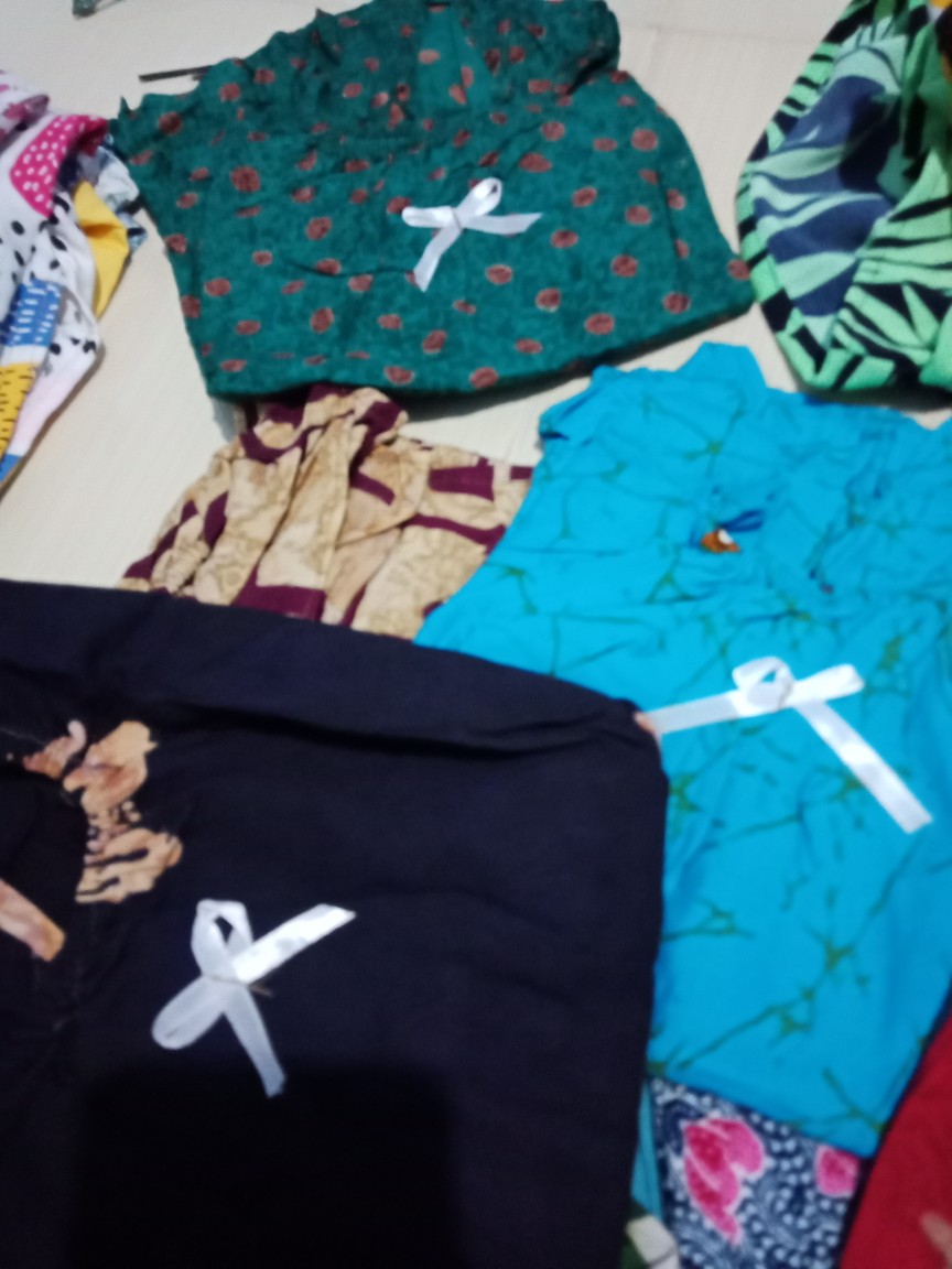 Setelan Anak/baju Tidur/baju Santai/baju Harian Anak/batik Anak/babydoll/stelan Usia 2 - 3,5 Tahun