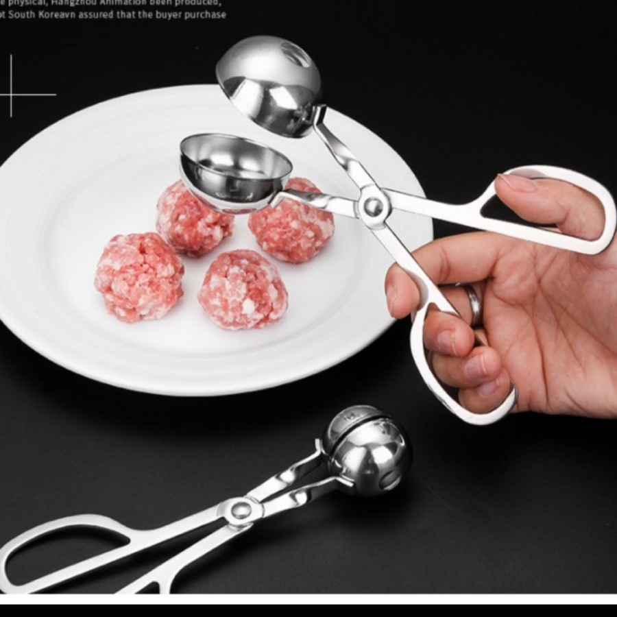 Scoop cetakan bakso gunting bakwan meatball maker dapur kitchen masak - ukuran kecil