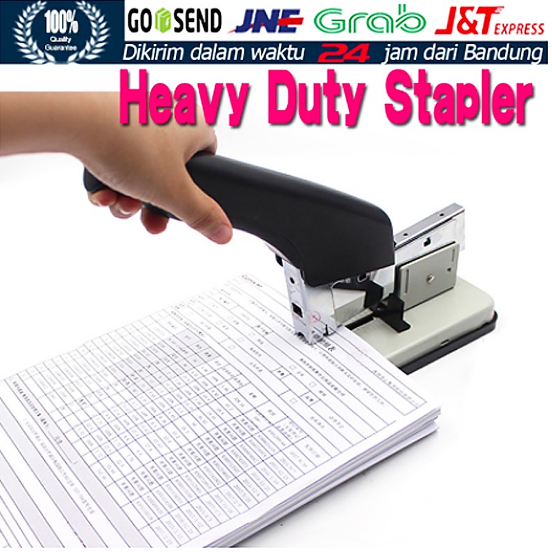 Penjilid Kertas Buku Stapler Kertas Tebal Office Heavy Duty Stapler Hekter untuk Hekter Serba Guna Heavy Duty Stapler