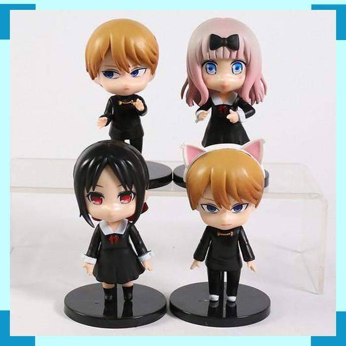Figure Kaguya Sama Love Is War Shinomiya Kaguya Fujiwara Chika set 4