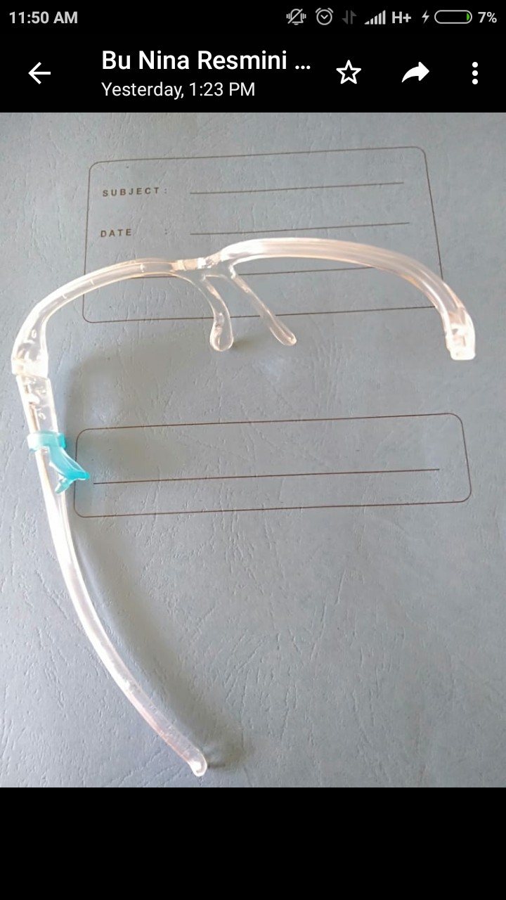 Face Shield Kacamata Nagita Safety Apd / Pelindung Wajah